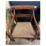 Regency Style Caned Armchair