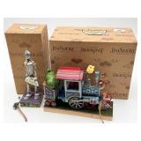 Jim Shore Tin Man As Is and North Star Train