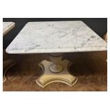 Square Marble Top End Table