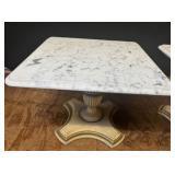 Square Marble Top End Table