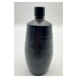 Black Glazed Pottery Bottle