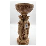 Marwal Chalkware Three Graces Planter Statue