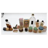 Vintage Antique Apothecary & Vanity Lot