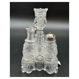 EAPG Condiment Cruet Set AS IS