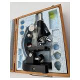 Vintage Microscope in Case
