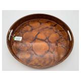 Otagiri Japan Faux Tortoise Tray