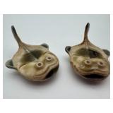Ceramic Deep Sea Batfish Sea Toad Ashtrays