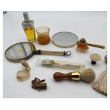 Hand Held Mirrors, Shaving Brush, Perfume