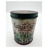 Imperial Bulk Ice Cream 1 Quart Tin 35 cent