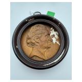 Bronze Portrait Relief Medalion