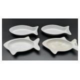 White Fish Serving Dishes (4)