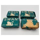 (4) Bars of Vintage Swan Floating Soap