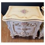 Ornate French Provincial Style Night Stand