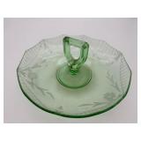 Depression Glass Tidbit Tray