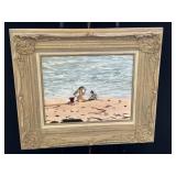 Day at the Beach Painting by dePierre