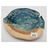 Studio Pottery Fish Shaped Platter