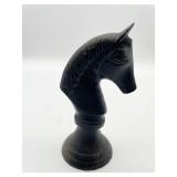 Decorative Black Horse Head