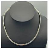 Sterling Silver Choker Necklace