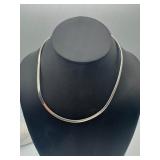 Sterling Silver Choker Collar Necklace