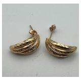 14kt Yellow Gold Earrings