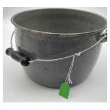 Enamelware Pail w/Handle
