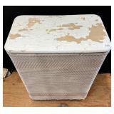 Wicker White Hamper