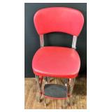 Vintage Red Step Stool
