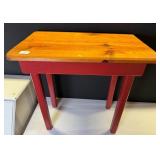 Primitive Pine Farmhouse Bench