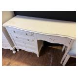 White Painted French Provincial Vanity
