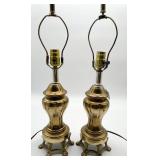 Pair of Vintage Hollywood Regency Style Lamps