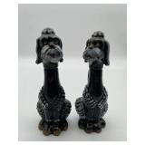 Mid Century Poodle Oil & Vinegar Cruet Set