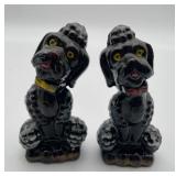 Mid Century Poodle Salt & Pepper Shakers