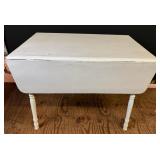 Drop Leaf Painted Table