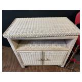 Wicker TV Stand
