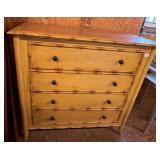 Faux Bamboo Four Drawer Chest