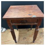 American Sheraton One Drawer Work Table