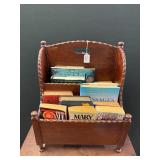 Wooden Book/Magazine Rack