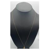 14kt Yellow Gold Chain Pendant Not Marked