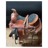 Vintage Leather Saddle