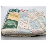 Multi Color Small Quilt As Is