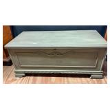 Painted Roos Cedar Chest