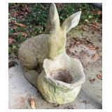 Concrete Bunny Planter