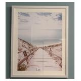 Path to the Shore Framed Print by Marmont