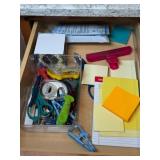 Junk Drawer ~ Chip Clips, Scissors, Note Pads &