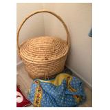 Laundry Basket & Large Tote Bag