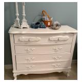 Shabby Chic French Provincial Style White Chest