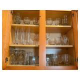 Contents of Kitchen Cabinet Glassware