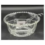 Imperial Glass Candlewick Mayonnaise Bowl &