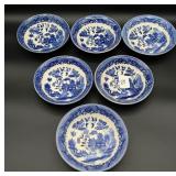 Blue Willow Bowls & Saucer