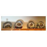 Pewter Lot Above Kitchen Cabinets